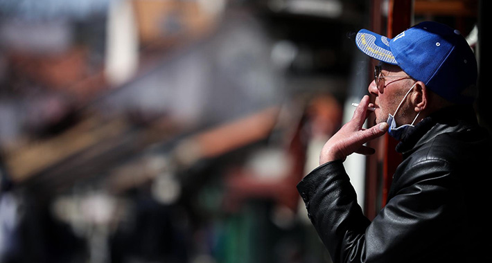 sarajevo koronavirus maska cigara