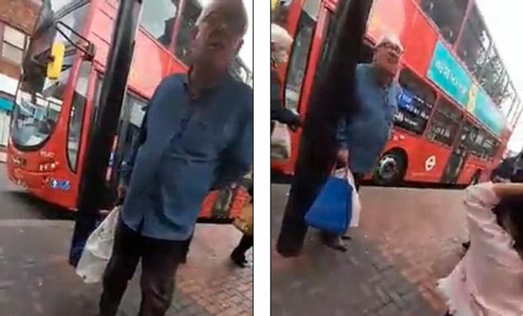 snimak london islamofobija autobuskastanica mrznja sep20 prtscr