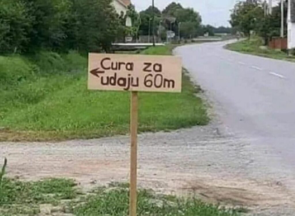 tabla udaja natpis prtscn