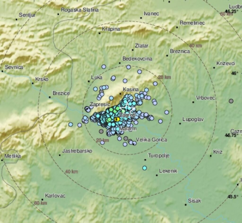 zagreb potres oktobar2020 emsc